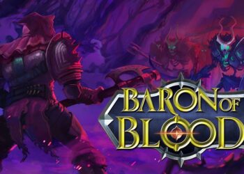 Baron of Blood by Castle Village Games on Nintendo Switch, showcasing retro-inspired pixel-art platformer action and side-scrolling adventure gameplay.