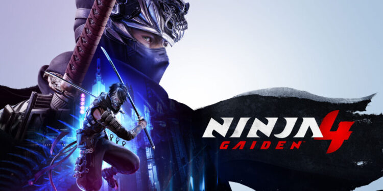 NINJA GAIDEN 4 showcasing Ryu Hayabusa, the Bloodraven Form, dynamic action by Team NINJA and PlatinumGames, and Xbox Game Pass availability.